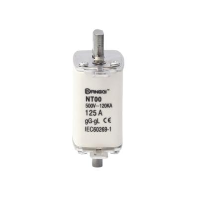 China LOW VOLTAGE HRC RT-series fuse link blade fuse nh00 CE/ROHS NT00 NT /NH series for sale