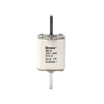 China LOW VOLTAGE HRC Fuse Link NT2 400A Fuse Link , Size 2 Fuse Link for sale