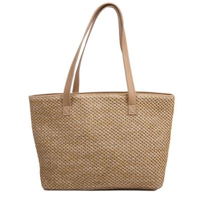 China Weave Summer Personality Beach Bag Shoulder Bag Fashionable Bag Woven Female Wild Fashion for sale