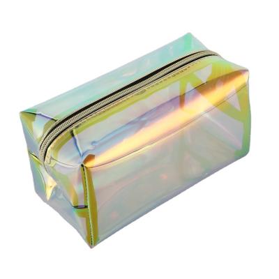 China Cute Transparent TPU Cosmetic Bag Portable Hand Zipper Cosmetic Bag Travel Toiletry Bag for sale