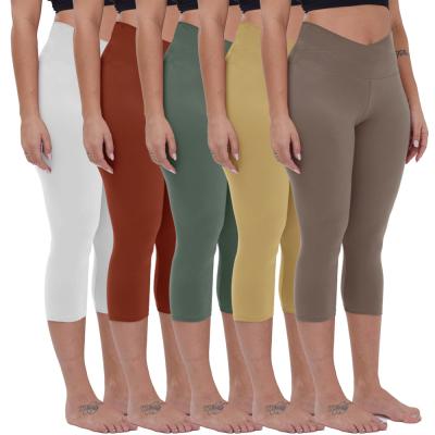 中国 Amazon Sportswear Women's Breathable Gaiters Butt Gym Fitness Yoga Lifting Pants With Pockets 販売のため