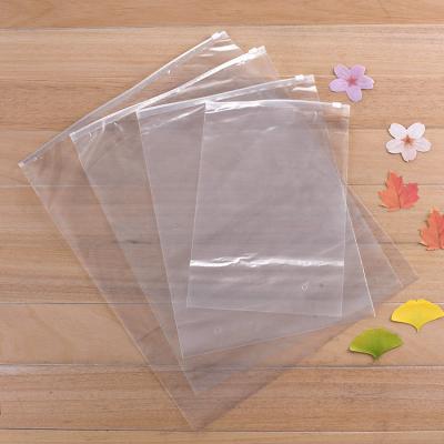 China Other semi-transparent custom spot frosted ziplock bag clothing tote bag stored in clothing zipper bag for sale