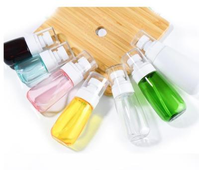 China Cosmetic Colored Cosmetic Plastic Bottle 30ml Fine Mist Spray Travel Bottle for sale