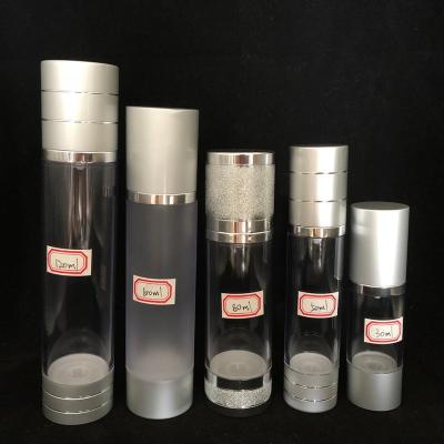 China Luxury Acrylic Cosmetic Packaging 15ml 30ml 50ml Airless Pump Bottle for sale