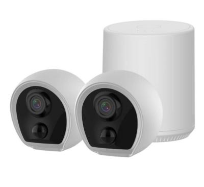 China NIGHT VISION network IP66 HD1080P resolution wireless waterproof homebase pair to 4 camera home battery camera for sale