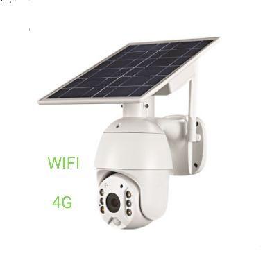 China NIGHT VISION 365 Daytime Continuous Control 4G WIFI Power Supply Solar Powered Speed ​​Dome PTZ Security Camera for sale