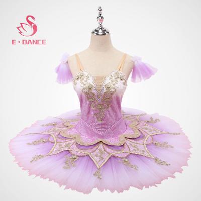 China New Style Ballerina Handmade Professional Classical Women's Ballet Tutus Purple Fairy Ballet Dress Adult Romance Romance for sale