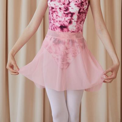 China Comfortable Soft Wholesale Wrap Skirt Women's Edance Dancing Ballet Girls Training Ballet Skirts for sale