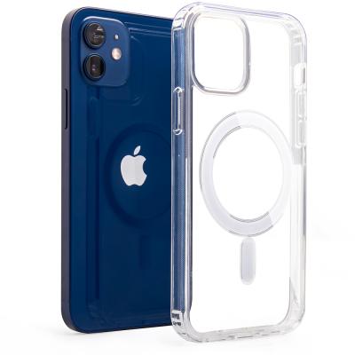 China Magnetic Radio Charging Clear Magnetic Radio Charging Clear Protective Cell Phone Case For iPhone 11 Pro Max for sale