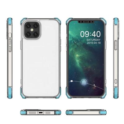 China Fashionable For iPhone Bumper Case Shockproof PC TPU For iPhone 12 Pro Max Clear Phone Case for sale