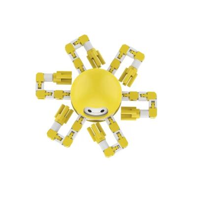 China Funny Sensory Plastic Transformed Chain Robot Spinner Toys Mechanical Fingertip Spinner Deformation Spinner Spinner Toys for sale