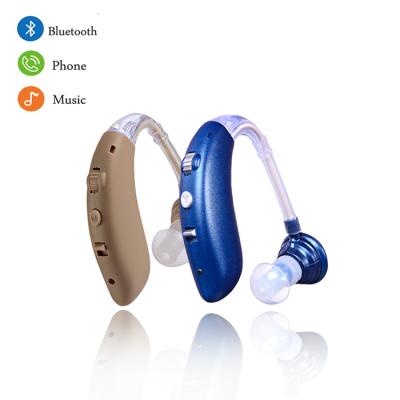 China Digital Processing G25BT Oticon Hearing Aid Newest Tooth BTE Good Quality Hearing Aid Rechargeable Adjustable HOT SALE Blue for sale