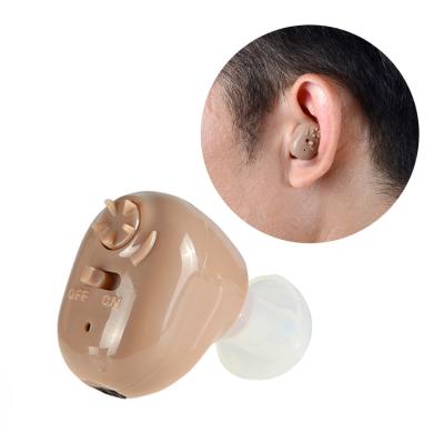 China ABS Big In-ears G12 Wholesale Low Cost Mini Portable Sound Amplifier Hearing Invisible Rechargeable AIDS For Elderly for sale