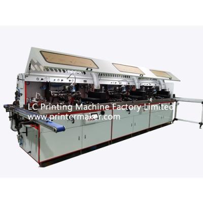 China S-103M Factory Factory 3 Colors Automatic UV Silk Screen Printing Machine for sale