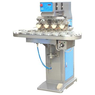 China Factory Factory 4 Colors Ink Cup Pad Printing Machine With Conveyor EP4C-150T for sale