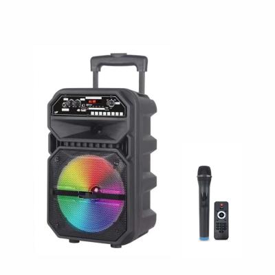 China High Power 15 Inch Flashing Light LED Piezo Single Trolley Tweeter Speaker with Small Remote Control for sale