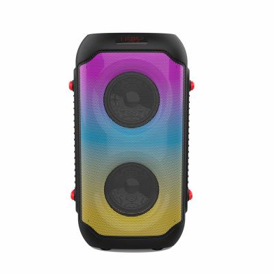 China LED Flashing Light Modern Design Wireless Speakers Portable Speaker Trolley Speaker With Colorful Lights for sale