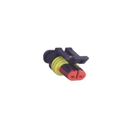 China Wire To Wire 282080-1 2 Pins Female Auto Waterpoof Joint Connector DJ7021-1.5-21 Electronics Connector For 1.5 TE Amp Connector for sale