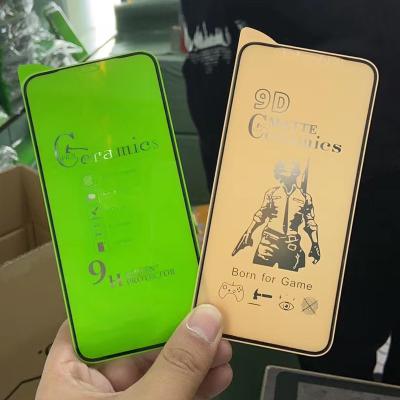 China Mobile Phone 9D AG Broken Soft Matte Ceramic Anti Film Anti Fingerprint Film For Game For infinix hot8 for sale