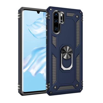 China Protective Tpu Military Grade Phone Case With Ring Car Mount Kickstand For Huawei p30 pro Mobile Phone Cover for sale