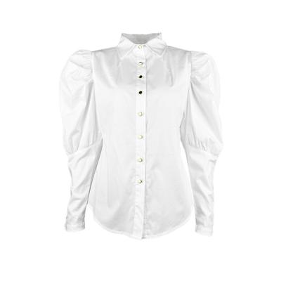 China Good Quality Breathable Various Elegrance Long Sleeve Ladies Tops Elegant Women Blouses for sale