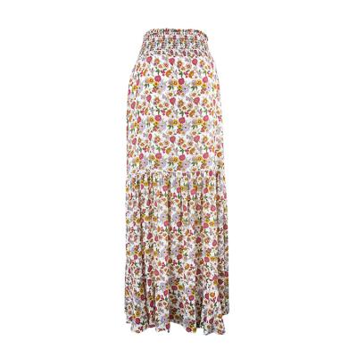 China Breathable Unique Elegrance Quality Guaranteed Cool Silk Long Skirt For Casual Ladies for sale