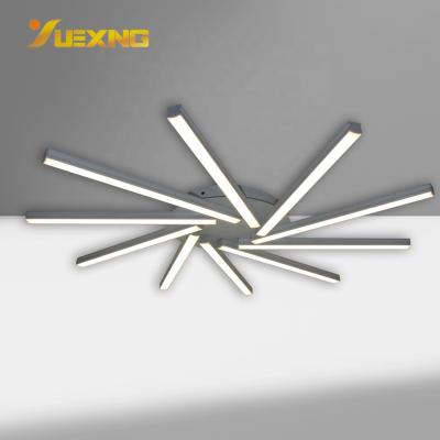 China Residential Tape Shaped Wife APP Control Mount Smart SMD 52W Led Hotel Ceiling Light Ceiling Lamp for sale