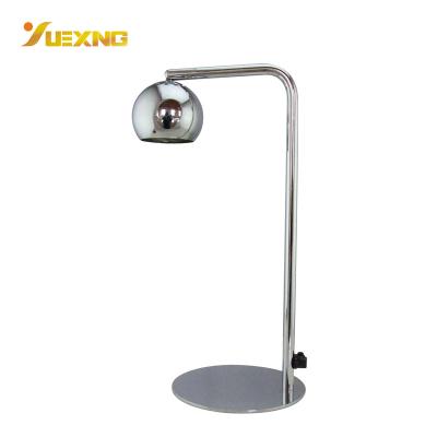 China Modern modern chrome finished silver desk reading gu10 table lamp for living room and hotel for sale