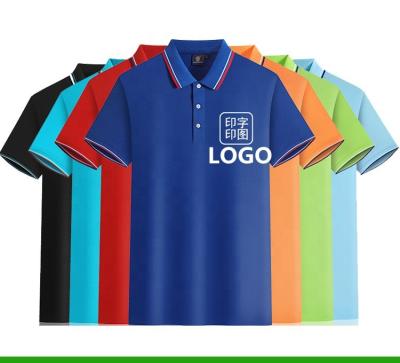 China Custom Turtle neck Camisas Golf Mens Anti-Wrinkle 100 Polyester Polo Shirt Mens Blank Embroidered Polo Shirt High Quality Quantity for sale