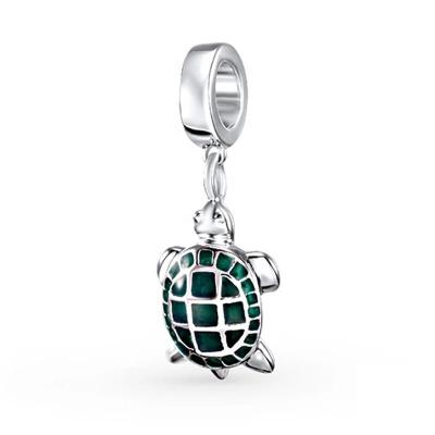 China Environmental Friendly 925 Sterling Silver European Turtle Charm Bead Ocean Jewelry Fit Bracelet for sale