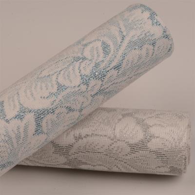 China Exquisite lace texture PU instant leatherette suitable for shoes bags wallcoverings earrings hair bows and bows LS-XX-0004 for sale