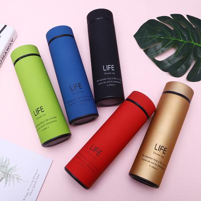 China 500ml Double Wall Stainless Steel Vacuum Thermos Stocked Insulated Traveling Flask for sale