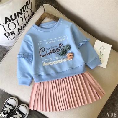 China Winter DRS178 Anti-Static Cute Girl Dress Long Sleeve Knitted Dress Children for sale