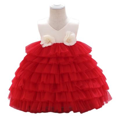 China Latest New Arrivals MAG40 2021 Regular Baby Tutu Dress Kids Fashion Child Bridesmaid Baby Dress for sale