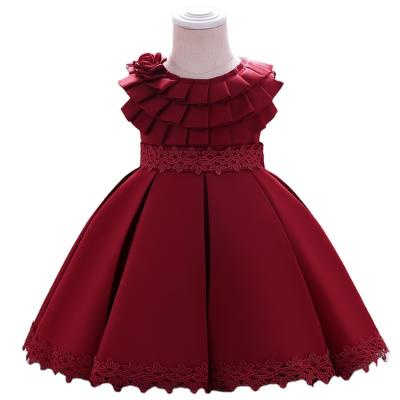 China MAG43 2021 summer high quality luxury formal dress regular kids clothes baby dresses for sale