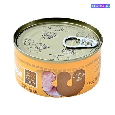 China Tuna Cat Canned Food Fresh Stocked Production Large Tuna Meat Quick Water Replenishmen for sale