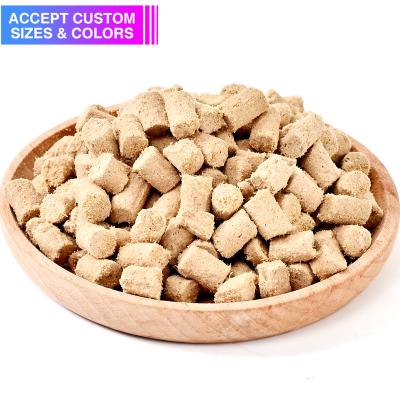 China Sustainable Pet Snacks Dog Food Snacks Freeze Dried Egg Yolk Cubes for sale