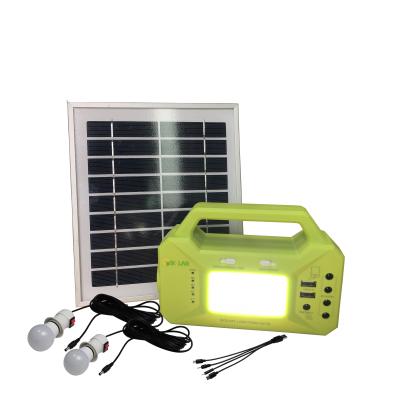 China 3W Solar Panel Home Solar Home Lighting System With Torch Light Learning Lamp for sale