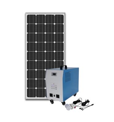 China AC 300W Home Solar Generator With Completed Panel Set for sale