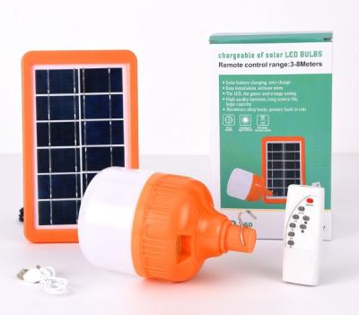 China Residential Portable Led Solar Power Bulb Lamp 130LM Solar Panel Applicable Outdoor Lighting for sale