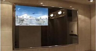 China Hdmi Video Magic Mirror Display , Elevator Digital Signage Advertising Player for sale