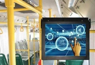 China Train Subway / Bus Digital Signage LCD Video Advertising Player for sale