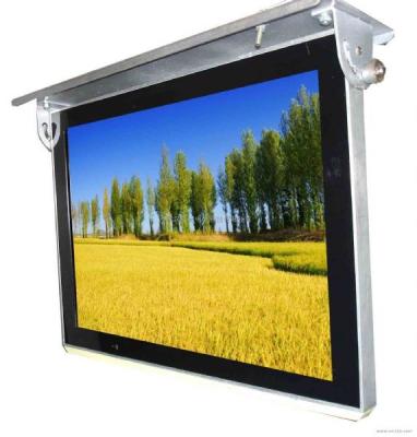 China Customized Bus Digital Signage flip up lcd monitor ad player for sale