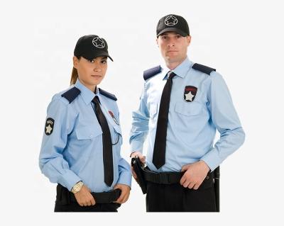 China NALU Good Quality Security Uniform guard set security guard Security Guard Uniform with suits shirts and pants guard Uniforms for sale