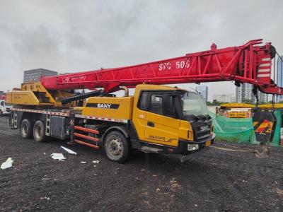 China Certified Stc250s Mobile Crane 25 Tons Hydraulic Truck Crane with Folding Design for sale