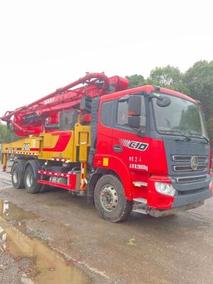 China 47m Concrete Pump Truck 2021 Year Used Concrete Boom Pump for Smooth Concrete Pouring for sale