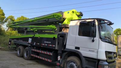 China Usado Verde 2012 Renovado Zoomlion 47m Concreto Pump Batching Plant Mezclador de hormigón en venta