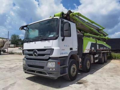 China 2019 Zoomlion 56m Beton Mixer Concrete Pump for Semi-Dry Shotcrete Type on Benz Chassis for sale