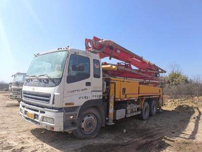 China Putzmeister 38m Concrete Pump Truck with Second Hand Placing Boom and Beton Pumper for sale