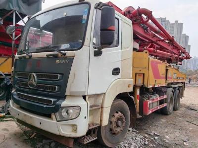 China Semi-droog schotbeton type 43 meter Sany Beton Pump Truck Professionele Boom Pump Truck Te koop